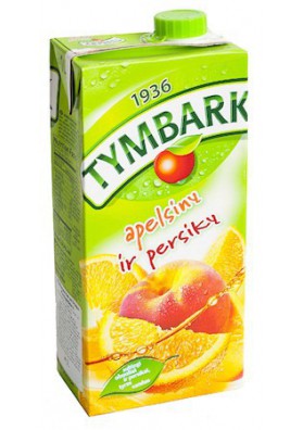PL Напиток Апельсин-Персик 1л 1/12 Tymbark